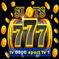 tv 0800 sport tv 1